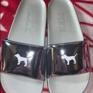 BRAND NEW VICTORIA'S SECRET "PINK" SLIDES SIZE 9
